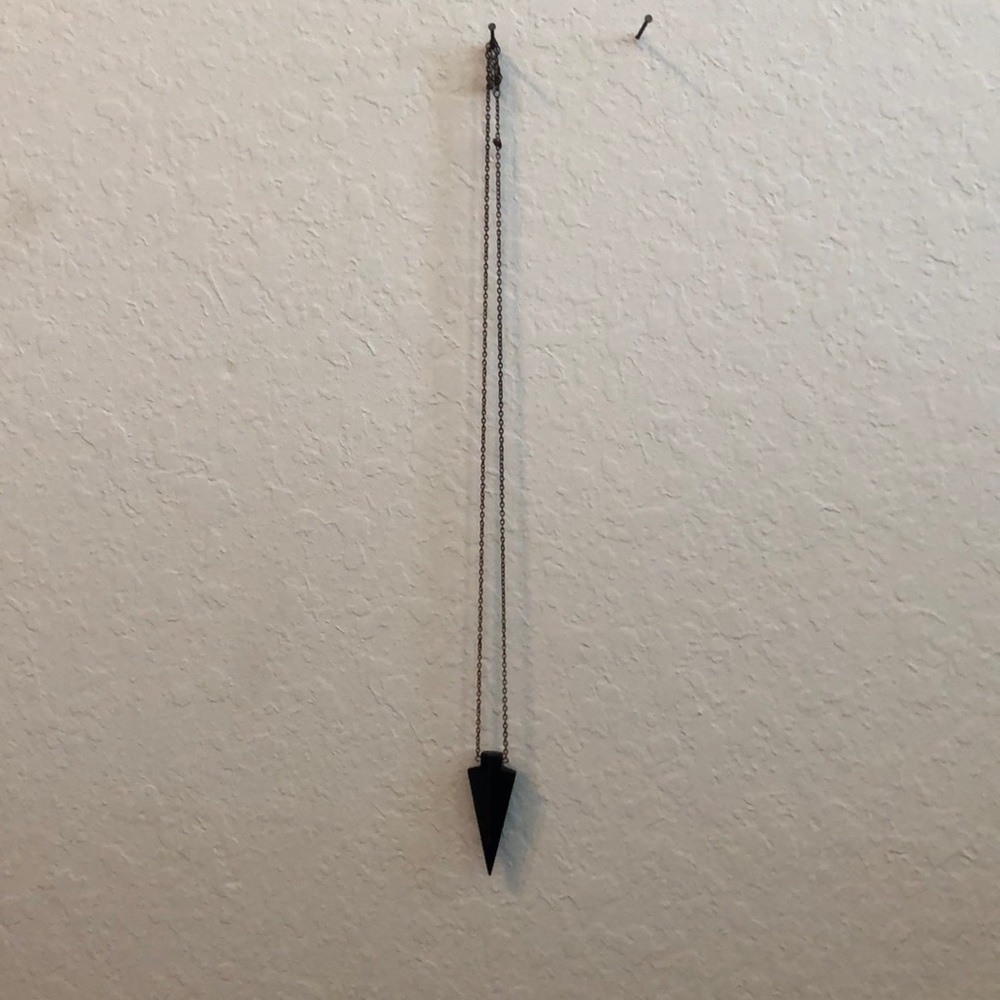Black Arrow Necklace